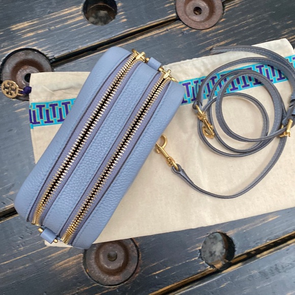 Tory Burch Bags Tory Burch Perry Bombe Double Zip Camera Crossbody